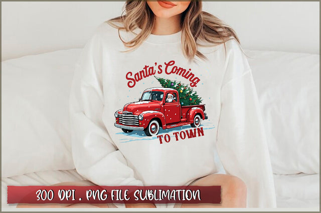 Santa's coming to town Sublimation Sublimation Shetara Begum 