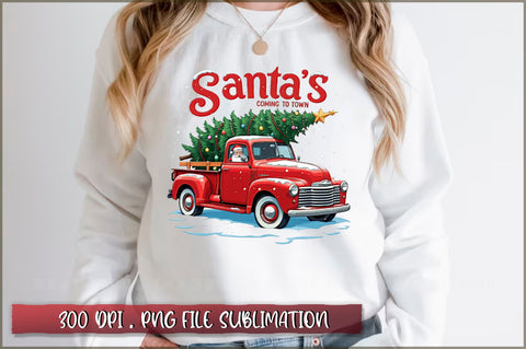 Santa's coming to town Sublimation Sublimation Shetara Begum 