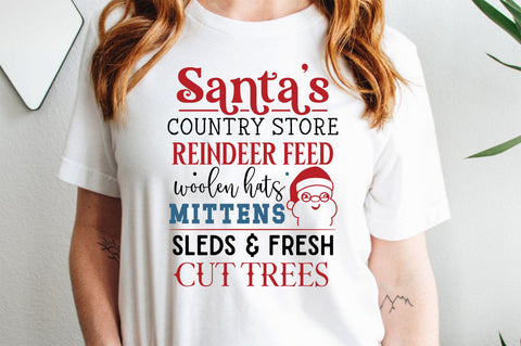Santas country store reindeer Svg design SVG Regulrcrative 