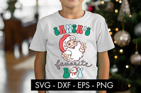Santa's Favorite Boy SVG Cut File PNG SVG Freeling Design House 