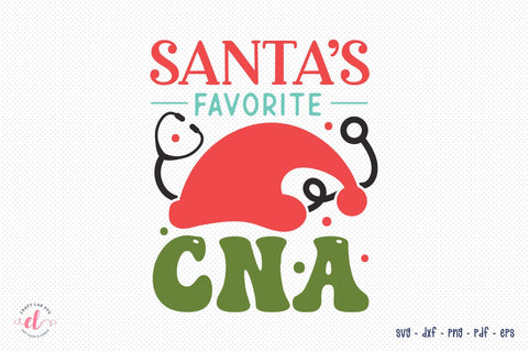 Santas Favorite CNA, Nurse Christmas SVG SVG CraftLabSVG 