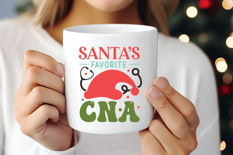 Santas Favorite CNA, Nurse Christmas SVG SVG CraftLabSVG 