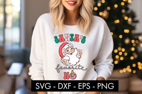 Santa's Favorite Ho SVG Cut File PNG SVG Freeling Design House 