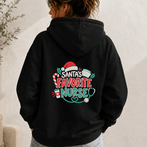 Santa’s Favorite Nurse Christmas Embroidery Design – Christmas Nurse Stethoscope Candy Cane Machine Embroidery File, Nurse Holiday Gift Embroidery/Applique DESIGNS PatternFeed8 