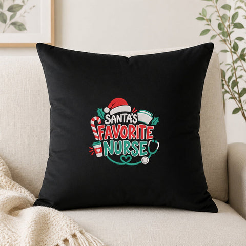 Santa’s Favorite Nurse Christmas Embroidery Design – Christmas Nurse Stethoscope Candy Cane Machine Embroidery File, Nurse Holiday Gift Embroidery/Applique DESIGNS PatternFeed8 