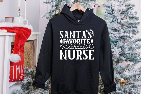 Santa's Favorite School Nurse, Christmas SVG SVG CraftLabSVG 