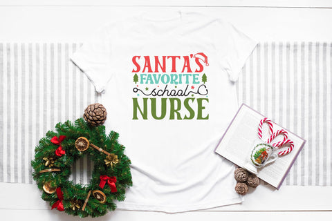 Santa's Favorite School Nurse, Christmas SVG SVG CraftLabSVG 