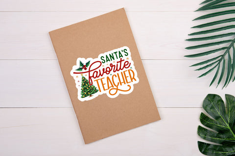 Santas favorite Sticker Design Sublimation Regulrcrative 