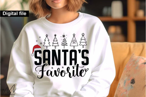 Santa’s Favorite SVG, Merry Christmas Graphic for Cricut and Silhouette Projects SVG Isabella Machell 