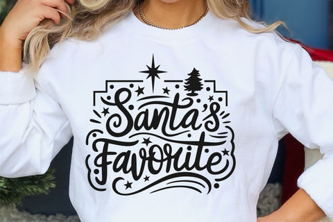 Santa's Favorite SVG PNG, Christmas Design, Funny Santa SVG, Winter Holiday Shirt, Sublimation Christmas Design, Digital Download SVG TonisArtStudio 