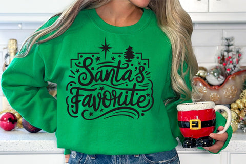 Santa's Favorite SVG PNG, Christmas Design, Funny Santa SVG, Winter Holiday Shirt, Sublimation Christmas Design, Digital Download SVG TonisArtStudio 