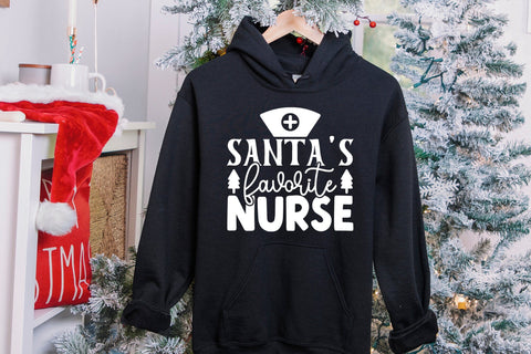 Santa's Favourite Nurse - Christmas SVG SVG CraftLabSVG 