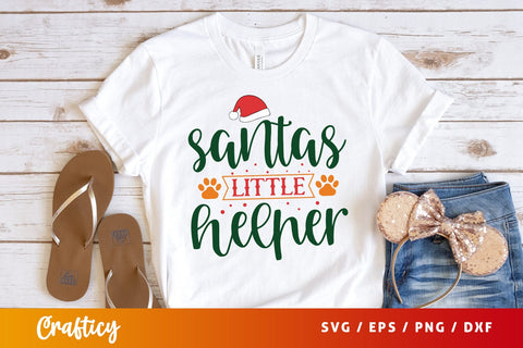 Santas little helper Svg Design SVG Designangry 