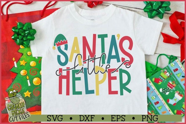 Santa's Little Helper SVG File SVG Crunchy Pickle 