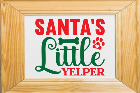 Santas Little Yelper SVG Angelina750 