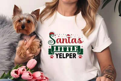 Santas little yelper SVG Angelina750 