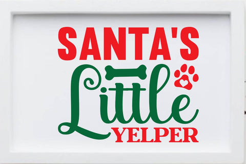 Santas Little Yelper SVG Angelina750 