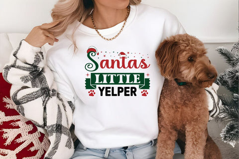 Santas little yelper SVG Angelina750 