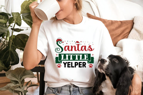 Santas little yelper SVG Angelina750 