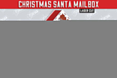 Santa's Mailbox Laser Cut Bundle | Christmas Post Box | Letters for Santa | North Pole Express | CNC Files SVG Fly Design 