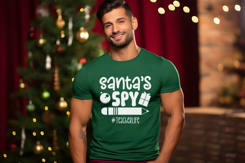 Santa's Spy, Teacher Christmas SVG SVG CraftLabSVG 