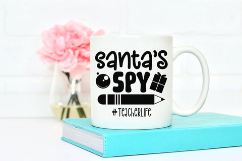 Santa's Spy, Teacher Christmas SVG SVG CraftLabSVG 