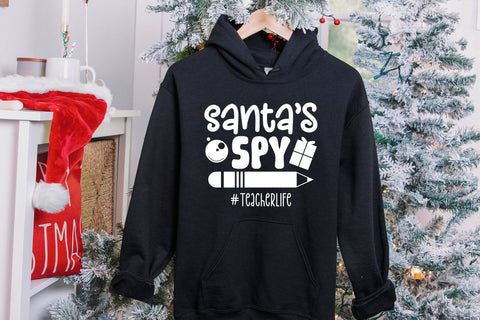 Santa's Spy, Teacher Christmas SVG SVG CraftLabSVG 