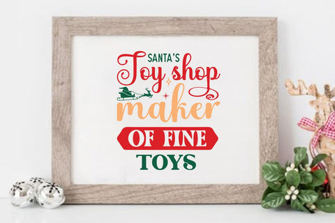 Santas toy shop maker of fine toys SVG Angelina750 