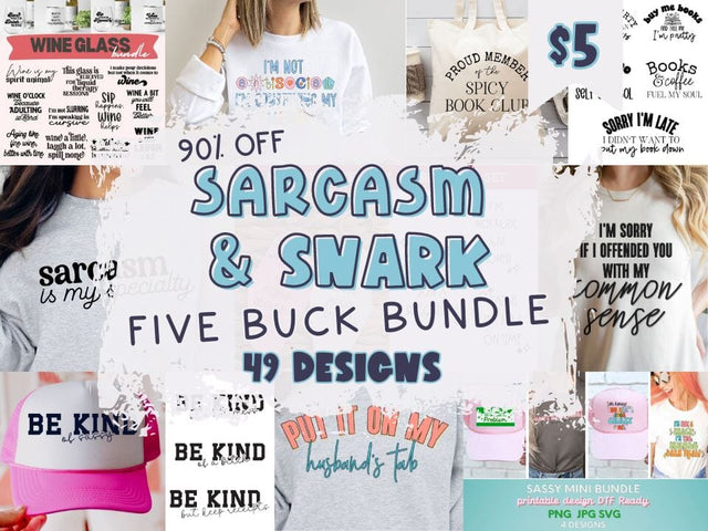 Saracam & Snark Five Buck Bundle [FREE w/ BOGO DEAL] Bundle So Fontsy Design Shop 