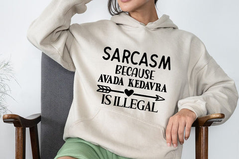 Sarcasm Because Avada Kedavra is Illegal SVG Angelina750 