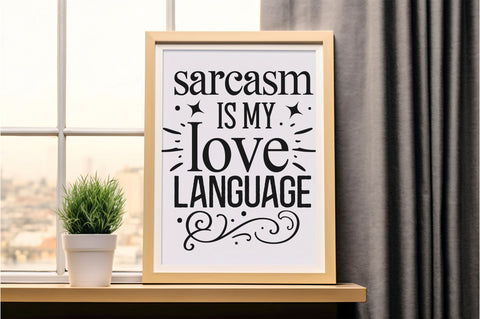 Sarcasm is my love language Svg Design SVG Regulrcrative 