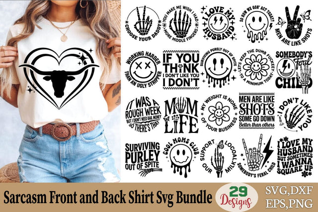 Sarcasm Skeleton Svg Bundle SVG Angelina750 