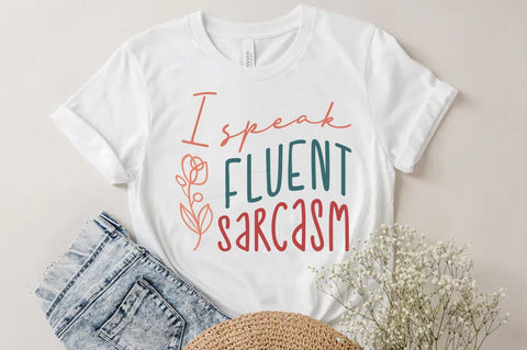 Sarcasm Svg Design, Funny Quote T-shirt SVG FiveStarCrafting 