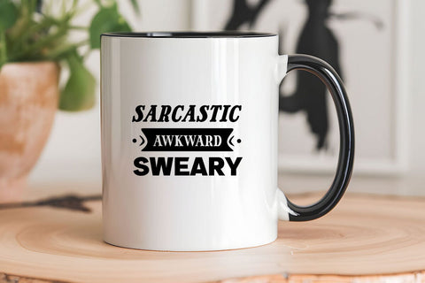 Sarcastic awkward sweary SVG Angelina750 