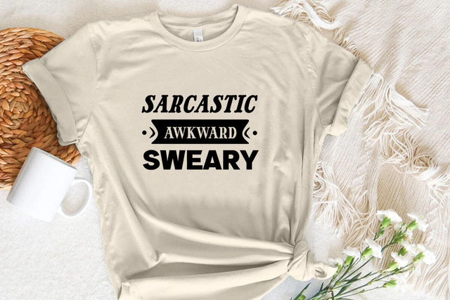 Sarcastic awkward sweary SVG Angelina750 