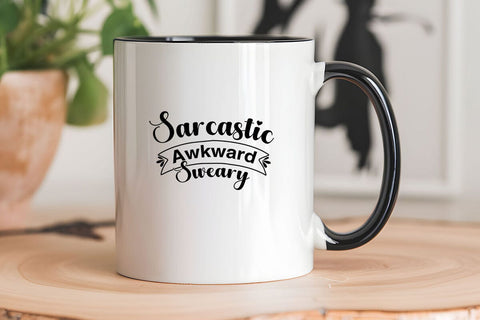 Sarcastic awkward sweary SVG Angelina750 