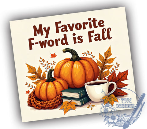 Sarcastic Books 20oz Skinny Tumbler PNG, Cute Fall Tumbler Sublimation Wrap, Straight & Tapered Tumbler Wrap, Instant Digital Download Sublimation ToriDesigns 