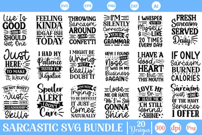 Sarcastic Bundle, Funny Sarcastic Bundle, Sarcastic SVG, Sarcastic Cut Files, VGs,Quotes and Sayings,Food & Drink,On Sale, Print & Cut SVG DesignPlante 503 
