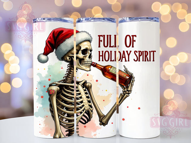 Sarcastic Christmas, Holiday Spirit Tumbler, PNG Wrap, Sublimation Design, Funny Holiday Gifts, Christmas Humor, Festive Drinkware, Holiday Decor Sublimation SvggirlplusArt 