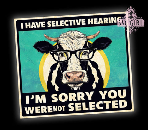 Sarcastic Cow 20oz Tumbler Wrap Sublimation Design, Straight Tapered Tumbler Wrap, Funny Cow Tumbler Png, Instant Digital Download Sublimation SvggirlplusArt 