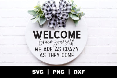 Sarcastic Door Sign SVG | Farmhouse Sign SVG SVG Ikonart Design Shop 