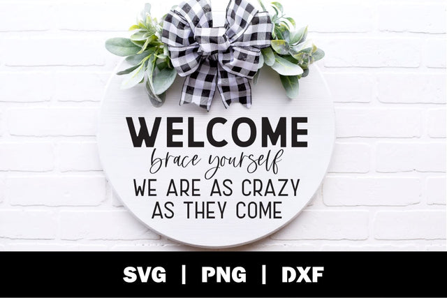 Sarcastic Door Sign SVG | Farmhouse Sign SVG SVG Ikonart Design Shop 