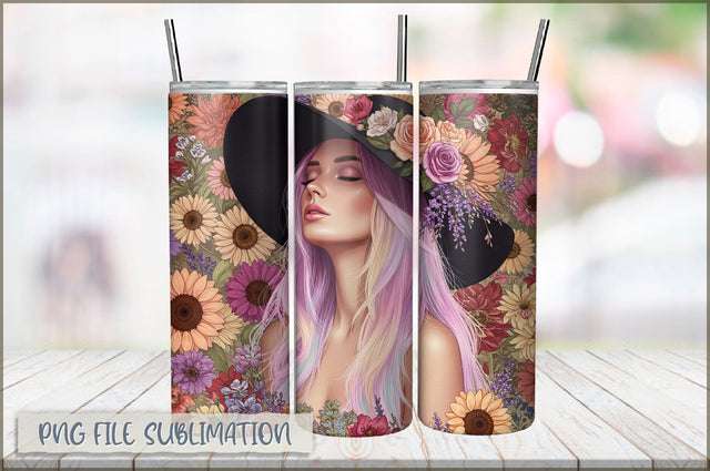 Sarcastic Girl 20 Oz Tumbler Wrap PNG Sublimation Shetara Begum 