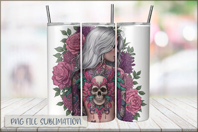 Sarcastic Girl 20 Oz Tumbler Wrap PNG Sublimation Shetara Begum 