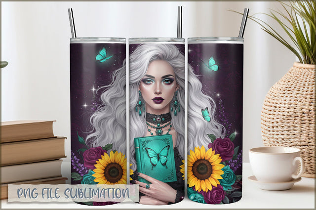 Sarcastic Girl 20 Oz Tumbler Wrap PNG Sublimation Shetara Begum 