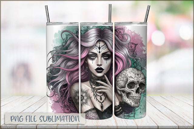 Sarcastic Girl 20 Oz Tumbler Wrap PNG Sublimation Shetara Begum 