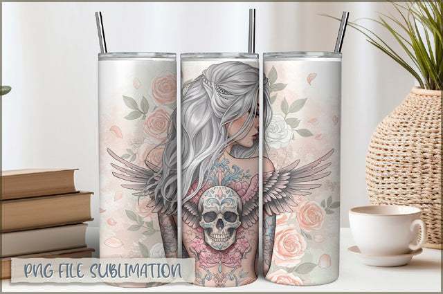 Sarcastic Girl 20 Oz Tumbler Wrap PNG Sublimation Shetara Begum 