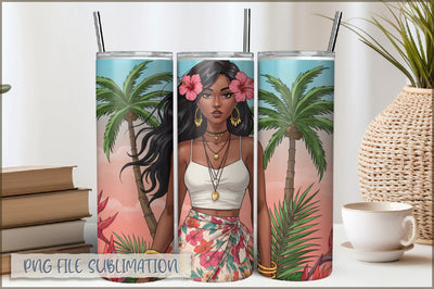 Sarcastic Girl 20 Oz Tumbler Wrap PNG Sublimation Shetara Begum 