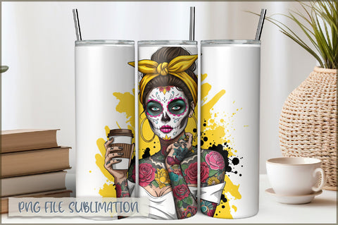 Sarcastic Girl 20 Oz Tumbler Wrap PNG Sublimation Shetara Begum 