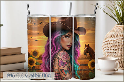 Sarcastic Girl 20 Oz Tumbler Wrap PNG Sublimation Shetara Begum 
